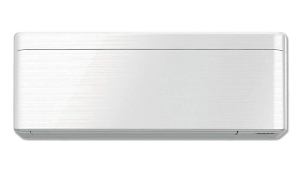 Daikin Zena Streamer split system air conditioner with advanced air purification and sleek modern design.